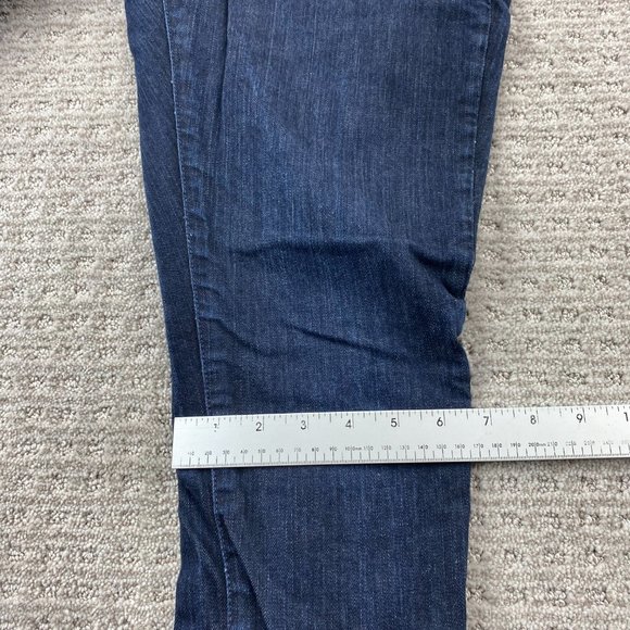 VOLCOM Riser Jeans Men 30 Dark Blue Denim Pants Slim Tapered Leg Casual Pockets - Picture 15 of 16